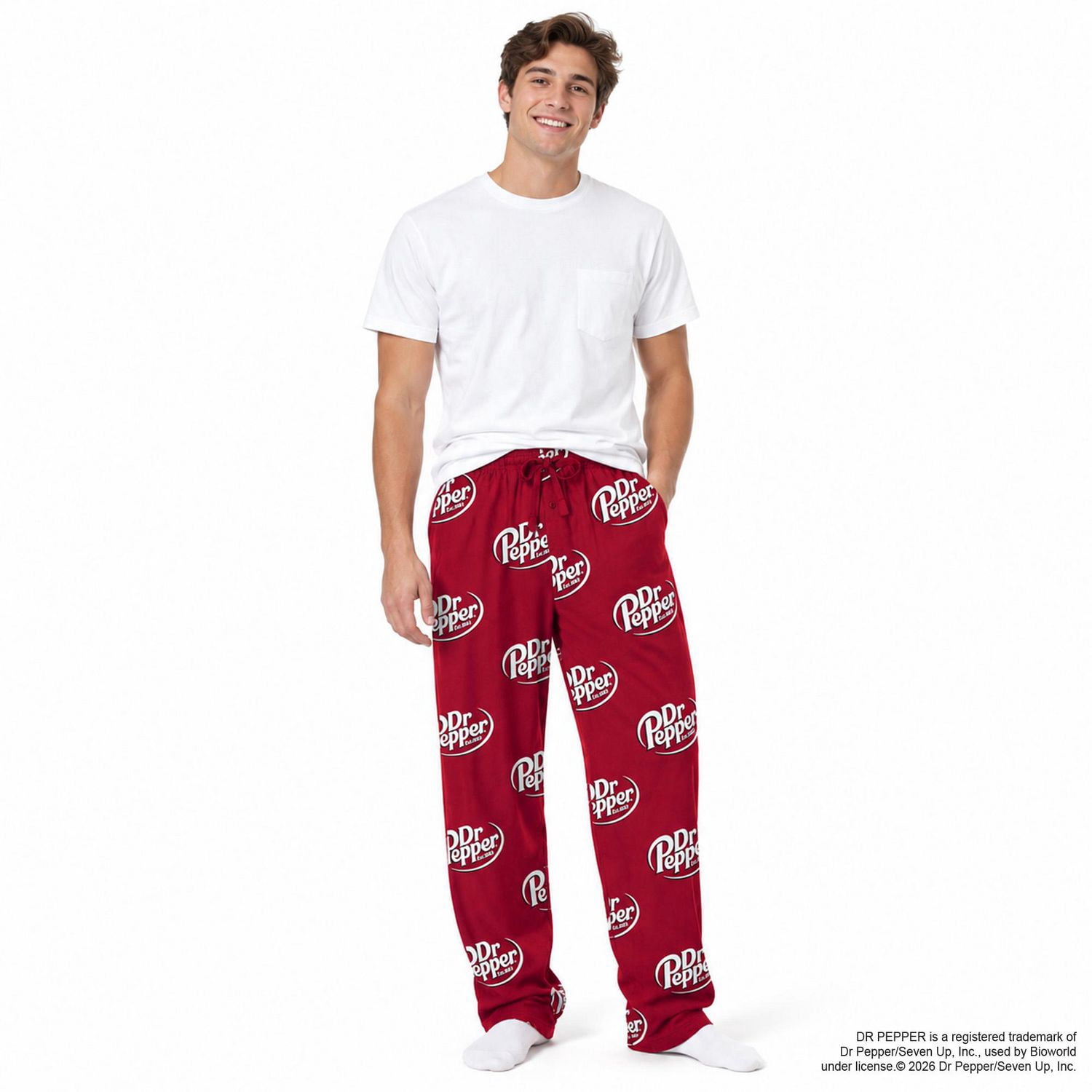 Dr Pepper Men’s Allover Print Lounge Pants