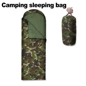 Sac de couchage Camouflage - Confort extérieur tout-saison pour les enfants & Adultes !