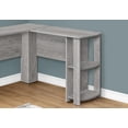 thumbnail image 2 of Monarch Specialties Computer Desk, Home Office, Corner, Storage Shelves, 48"l, L Shape, Work, Laptop, Laminate, Grey, Contemporary, Modern, 2 of 4