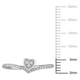 thumbnail image 5 of Miabella Diamond Accent Sterling Silver Heart Promise Ring, 5 of 5