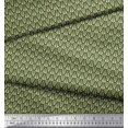 thumbnail image 3 of Soimoi Viscose Chiffon Fabric Leaves Small Decor Fabric Printed Yard 42 Inch Wide, 3 of 3