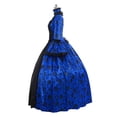 thumbnail image 4 of Robe Victorienne pour Femmes Costume d'Halloween Robe de Princesse Manches Évasées Cour Robes Rétro Grande Taille Robe de Bal Vintage, 4 of 7