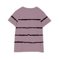 thumbnail image 5 of Yuyuzo T-Shirts pour Garçons et Filles, Manches Courtes, Col Rond, Rayé, Mignon, Été, 5 of 5
