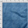 thumbnail image 3 of oneOone Rayon Medium Blue Fabric Abstract Dress Material Fabric Print Fabric By The Yard 56 Inch Wide, 3 of 5