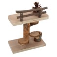 thumbnail image 3 of Hamster Climbing Toys, Chewing 2 Layer Hamster Playing Activity Set Pine Cones  For Mice, 3 of 8
