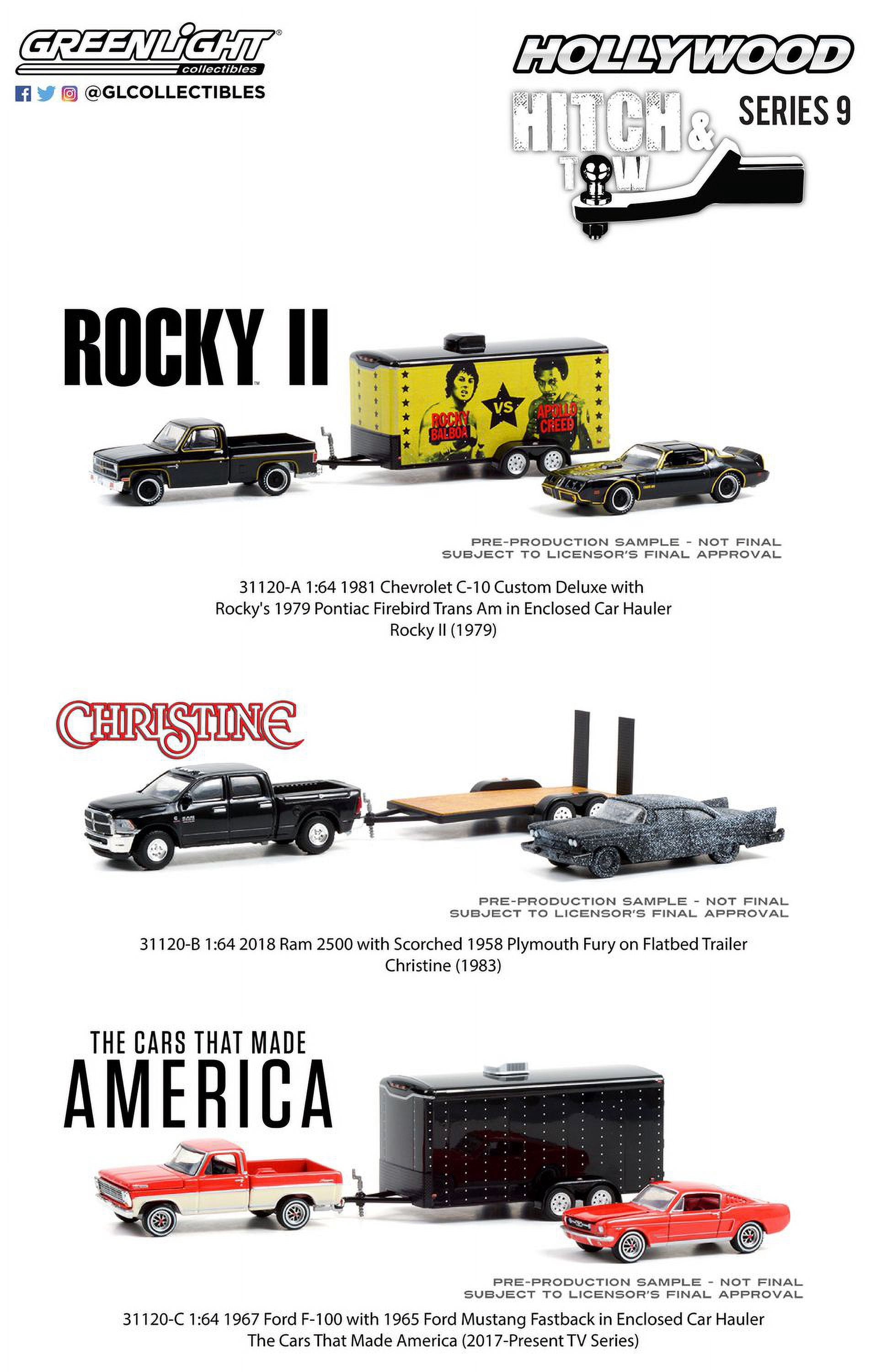 GreenLight 1:64 Hollywood Hitch & Tow Jouet Véhicules Série 9
