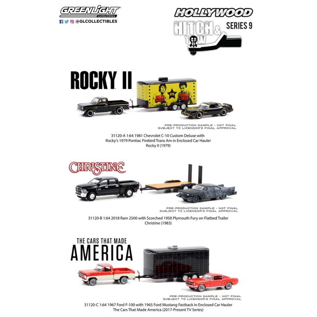 GreenLight 1:64 Hollywood Hitch & Tow Die-Cast Vehicles Series 9