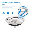 thumbnail image 3 of Kitchen Sink Strainer Stainless Steel Kitchen Garbage Disposal Strainer Sink Drain Catcher (Silver), 3 of 6