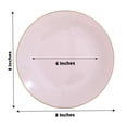 thumbnail image 3 of CUITING 10 Pack Glitter Gold Clear Hammered Plastic Charger Plates  Round Disposable Serving Plates With Gold Rim - 13”, 3 of 11