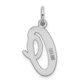 thumbnail image 3 of Pendentif Breloque Collier Monogramme Prénom Initiale Lettre O Délicat en Argent Sterling 925, 3 of 8