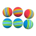 thumbnail image 4 of 50x Balles de Golf en Éponge EVA Rayées Réutilisables pour Pratique Intérieure 42mm Bleu 42mm, 4 of 6