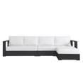 thumbnail image 3 of Modway Tahoe 3-Piece Outdoor Patio Furniture Sectional, White, 3 of 9