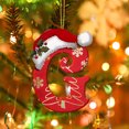 thumbnail image 4 of LSLJS 26 Letters Christmas Tree Decoration Pendant Christmas Tree Ornaments Personalized DIY Christmas Ornaments Christmas Decorations Xmas Tree Hanging Decor, 4 of 5