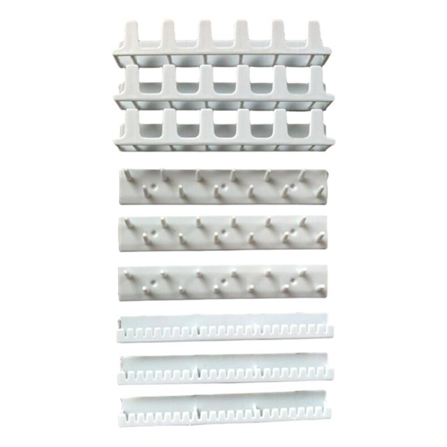 Abbracc 9 Pieces Adhesive Jewellery Organiser Hooks Wall Mounted Rack Plastic Hanger for