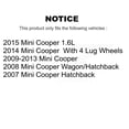 thumbnail image 2 of Positive Plus Rear Semi-Metallic Disc Brake Pads PPF-D1309 for Car Mini Cooper, 2 of 8
