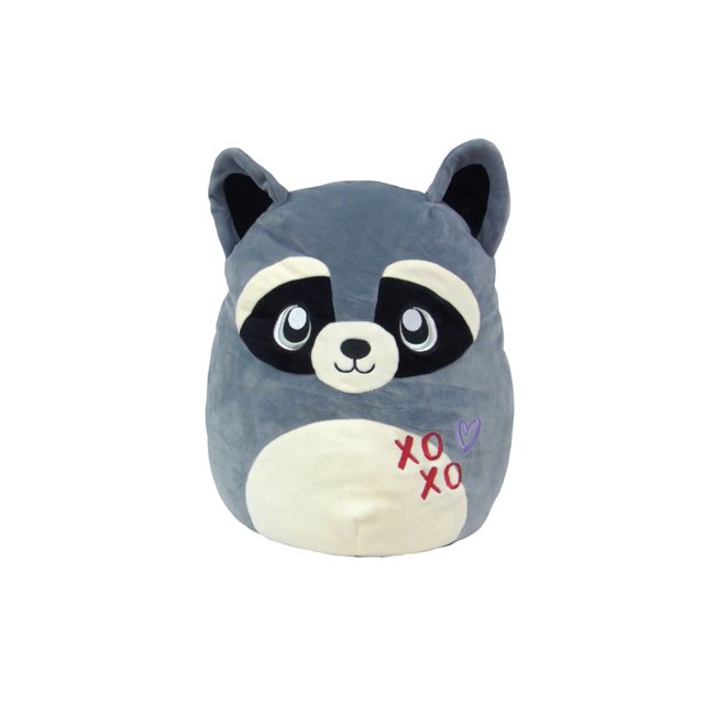 Peluche Squishmallows Walmart Private Label en forme de raton laveur