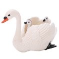 thumbnail image 2 of LYUMO White Swan Model,Swan Model Toy,White Swan Ornament Carrying Small Swans High Simulation Lifelike Animal Model Educational Toy, 2 of 8