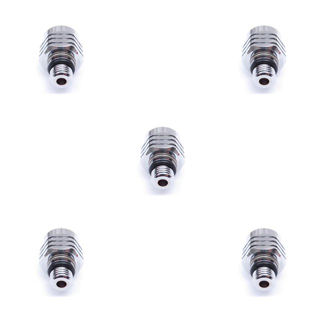 pitrice Scuba Diving Regulator Male 3/8-24 To Female 9/16-18 Adapter Rotatable Low Medium Fitting Plated Connector Swimming 5Set