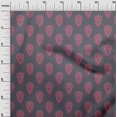 thumbnail image 2 of oneOone Georgette Viscose Fabric Floral Block Print Fabric BTY 42 Inch Wide, 2 of 4
