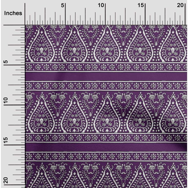 oneOone Viscose Chiffon Fabric Stripe|Leaves & Floral Block Fabric Prints By Yard 42 Inch Wide