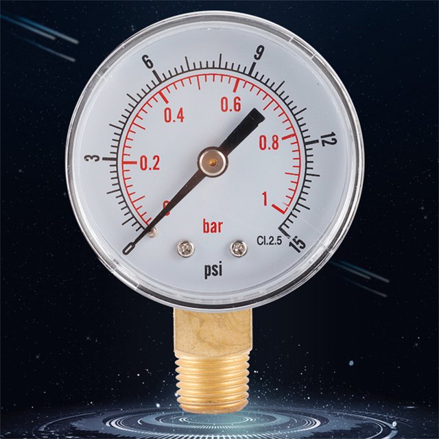 stanreset Mechanical Air Pressure Meter Portable Tire Pneumatic Barometer Vacuum Gauge Portable Removable Measuring Tool