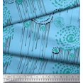 thumbnail image 2 of Soimoi Poly Georgette Fabric Brush Stroke Abstract Print Sewing Fabric Yard 42 Inch Wide, 2 of 3