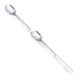 thumbnail image 1 of Oleegame 2PC Stainless Steel Cutlery Set Stainless Spoon Common Serving Spoon Soup Spoon Colander Spoon Extended Sauté Spoon Non Long Hole Round Hole Kitchenware Silver, 1 of 8