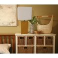 thumbnail image 4 of Elegant Designs Modern Leather Table Lamp with White Fabric Shade, 4 of 4