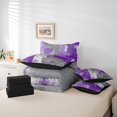 thumbnail image 4 of YST Purple Grey Gradient 7-Piece Comforter Set, King, 4 of 4