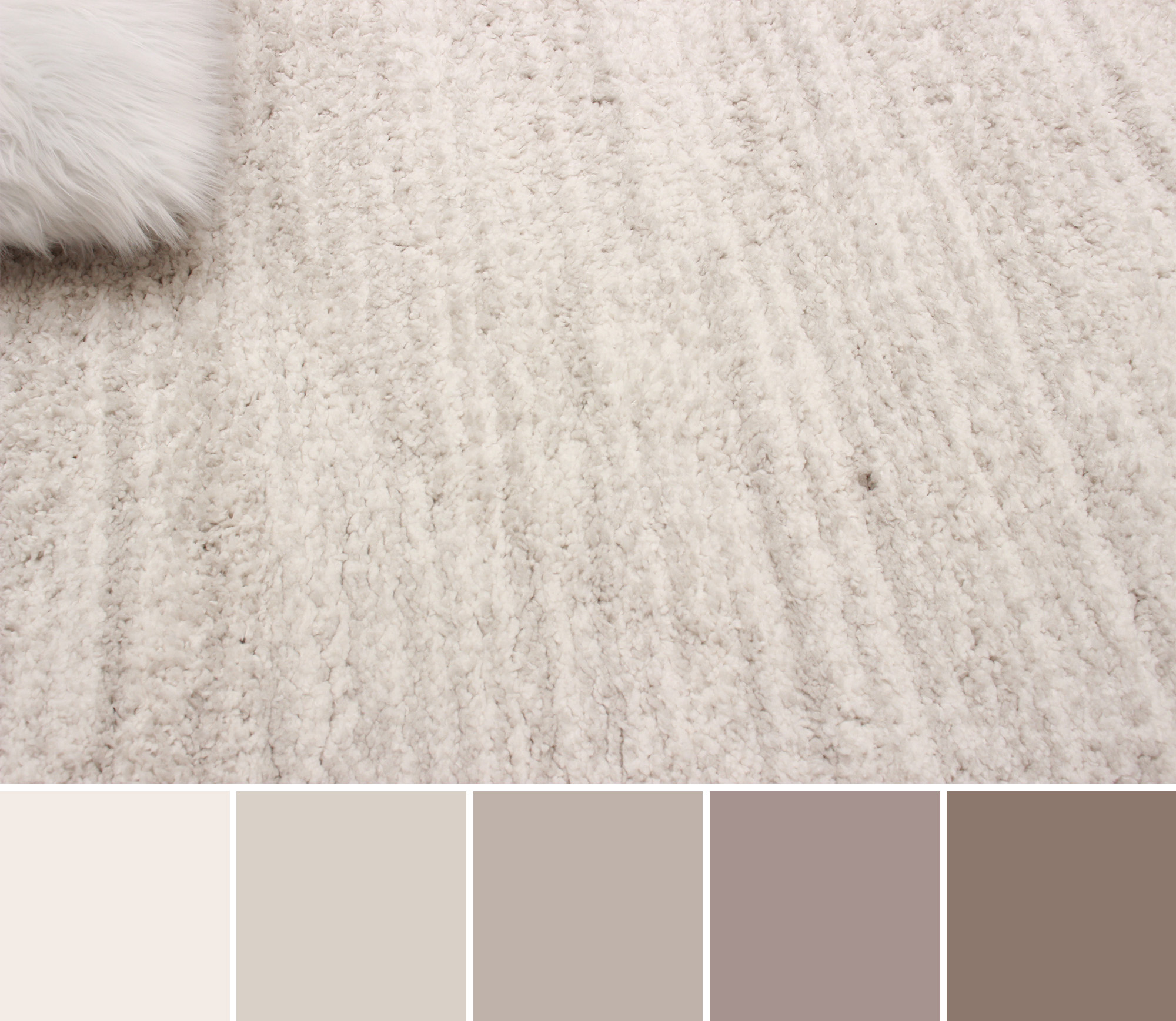 ECARPET Yeti Contemporary/Modern, Plush & Shags Area Rug for Living Room, Bedroom, Dining Room, Entrance, Hallway and More.