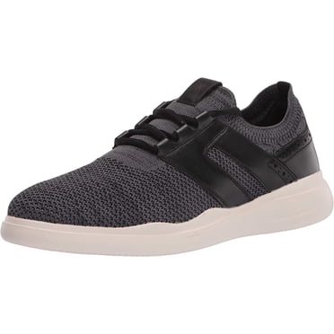 STACY ADAMS Mens Moxley Lace-up Sneaker 9.5 Black and Gray