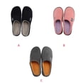 thumbnail image 2 of Memory Foam Slippers Men Anti Slip Rubber For Home Slippers For Sole Plush House Breathable Shoes Indoor Outdoor, 2 of 9