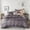 Gray#70380, variant on Duvet Cover Set with Buttons Closure Soft Washed Microfiber Bedding Comforter Cover with 2 Pillowcases for All Season Twin Size Gray