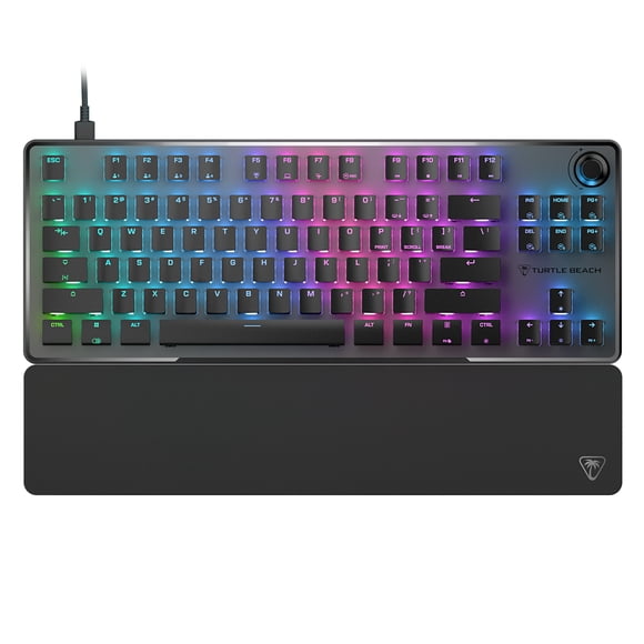 Clavier gaming RGB mécanique magnétique Turtle Beach Vulcan II TKL Pro - Commutateurs analogiques à effet Hall, actionnement réglable, déclenchement rapide, touches interchangeables