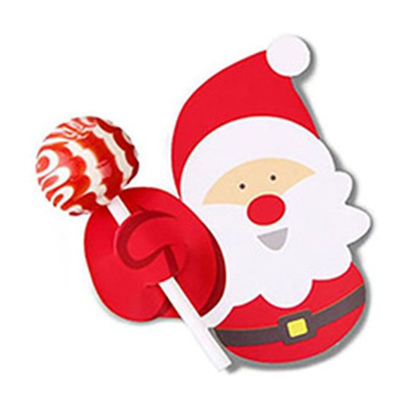 50pcs Christmas Penguin Snowman Decoration Card DIY Candy Gift Decoration Card Paper Card