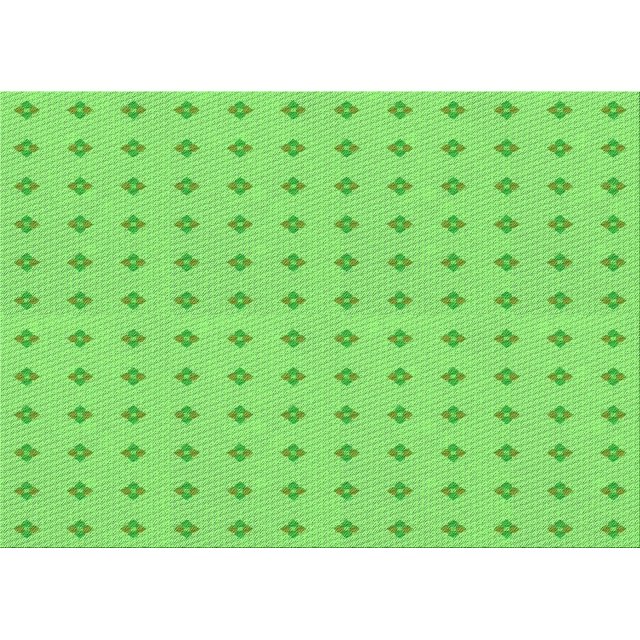 Ahgly Company Machine Washable Indoor Rectangle Transitional Emerald Green Area Rugs, 2' x 4'