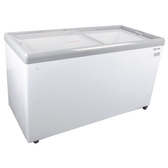 Kelvinator Commercial KCNF170WH Congélateur Mobile pour Crème Glacée de 70 7/8 Pouces avec Panier de Rangement en Fil Métallique - Blanc, 120 V