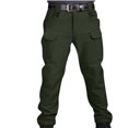 thumbnail image 2 of cllios Pantalon Cargo Homme Pantalon de Travail Militaire Multi-Poches Pantalon Tactique Extérieur Durable Travail Randonnée Pantalon Résistant à l'Eau Pantalon de Voyage avec Multi-Poches, 2 of 5