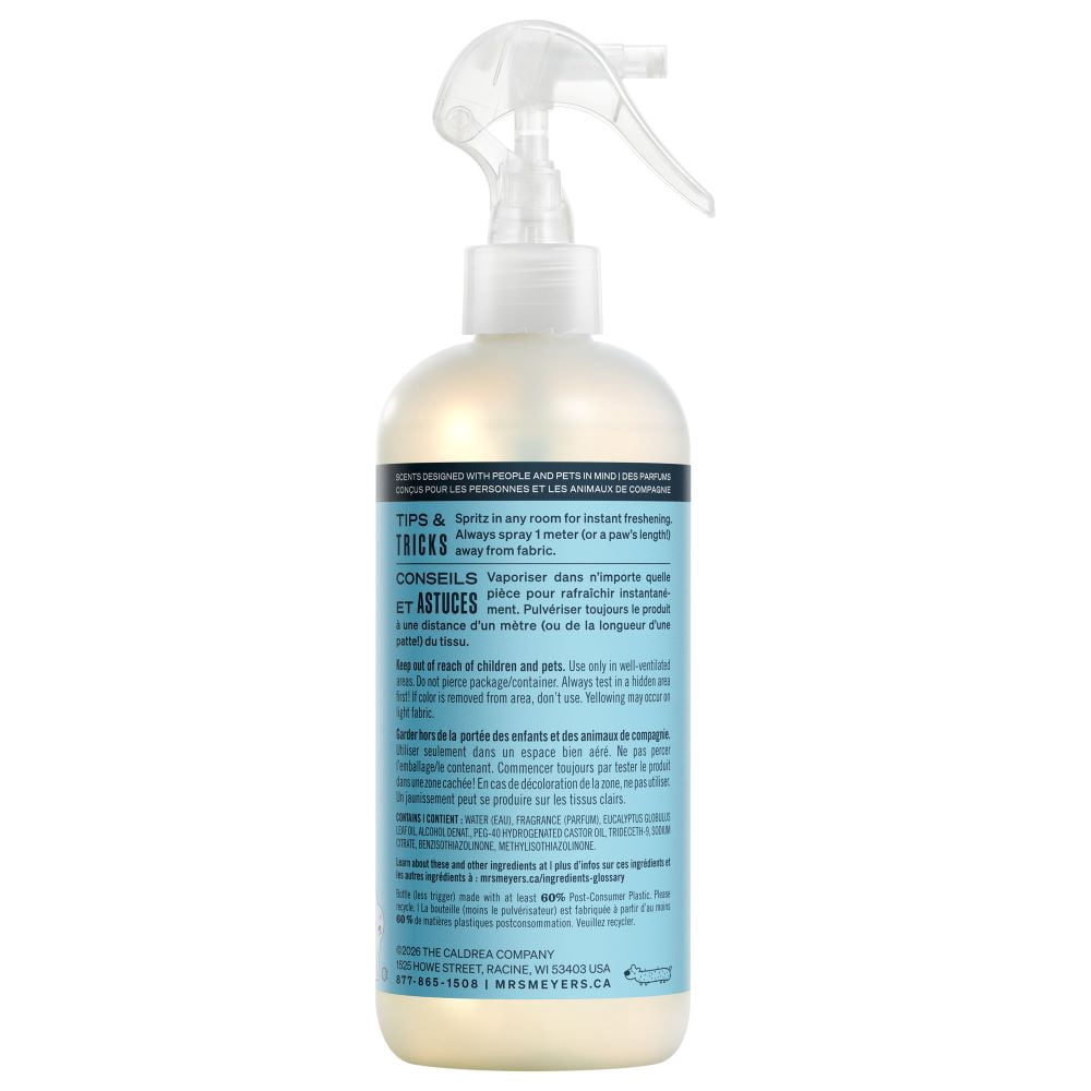 Mrs. Meyer's Clean Day Neutralisant d'Odeurs pour Animaux de Compagnie, Parfum Feuille de Coco, 355mL