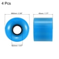 thumbnail image 2 of Unique Bargains Roues de Longboard 60 mm Roue de Planche à Roulettes Roues de Rue pour Planches à Roulettes Roues Cruiser 78 A, Bleu Lot de 4, 2 of 4