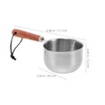thumbnail image 2 of LEEYNEER 1Pcs Mini Pot Small Sauce Pan with Lid 17.70X8.50X5.20cm Cooking, 2 of 8