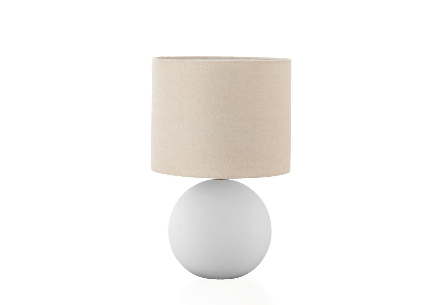 Monarch Specialties Luminaire, 16"h, Lampe De Table, Tons Crème, Crème, Contemporain