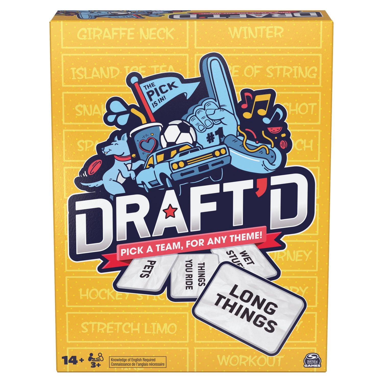 Spin Master Games, Draft’d, Competitive Drafting Party Game, Game Night Game, Game for College, Bachelorette Party Game, Happy Hour, for Ages 14+