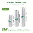 thumbnail image 3 of AMERTEER 3 Rolls of 3m Vacuum Sealing Bags (Different Sizes Combined) Reusable  Free of BPA  Food Protection Sealing Bags  Food Freshness Bags  Commercial Grade Food Vacuum Bags  Food Vac, 3 of 6