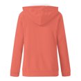 thumbnail image 3 of Timegard Sweatshirts for Women Drawstring Hoodies Pullover Top Fall Casual Loose Cardigan with Pockets, 3 of 4