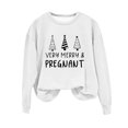 thumbnail image 4 of EGNMCR Chandail en Molleton de Noël pour Femmes Col Rond Imprimé Ample Chandail à Manches Longues Sans Capuche, 4 of 4