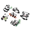 thumbnail image 4 of Patchs de Vêtements Panda, Patch Brodé Panda 6 Pcs Motifs de Mode pour Chaussures, 4 of 8