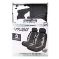 thumbnail image 4 of Auto Drive 2-Piece Black-White Cow Print Seat Covers, 4 of 6