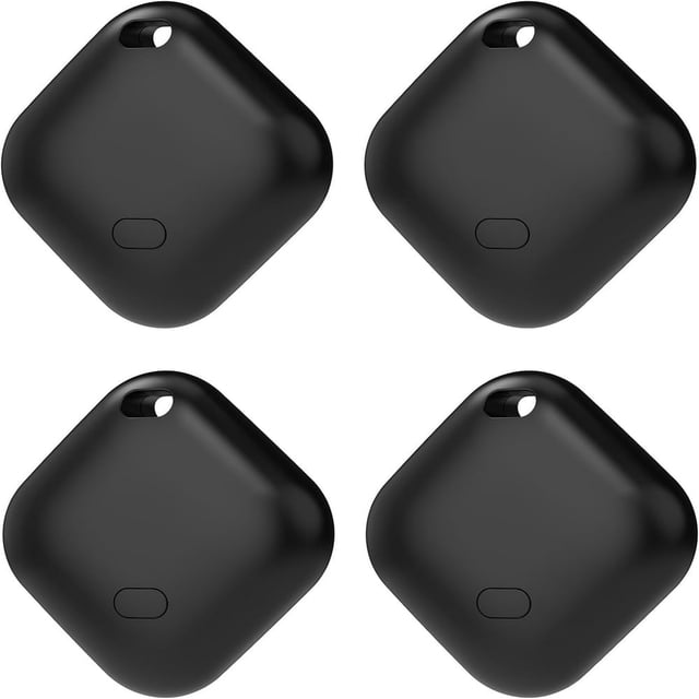 EIGTHTAIL Key Finder Wallet Tracker Works with Apple Find My (iOS Only) Replaceable Battery Water-Resistant Bluetooth Item Finder for Bags Luggage Pets & Backpack White