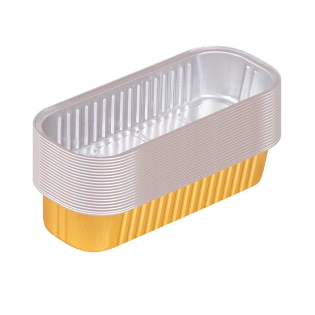 Aluminum Foil Lunch Box, Disposable Aluminum Foil Tin Box Aluminum with Lid Rectangular Tin Packing Box 200Ml Aluminum Loaf Baking Pans for Cooking Baking Meal Prep Take Out Etc, Limited Time Offer!